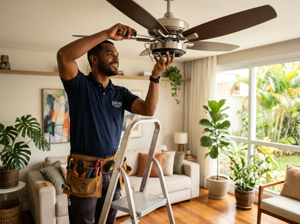 Conserto e Instalação de Ventilador de Teto e Parede